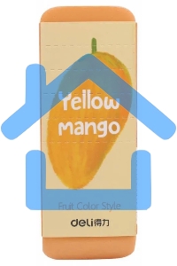 Ластик Deli 71050 108х40х12мм, ассорти, индивидуальная картонная упаковка