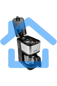 Кофеварка капельная Red Solution CM1534 черный/серебристый, исп. кофе - молотый, 0.6 л, 600 Вт