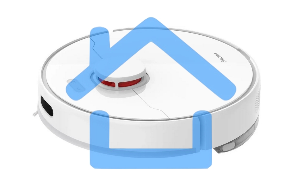 Робот-пылесос Dreame RLS3D Vacuum and Mop D10 Plus белый, 46 Вт, 5200 мА·ч Li-Ion, уборка сухая/влажная, пылесборник контейнер 0.4 л