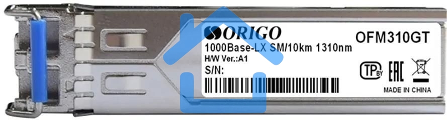 Трансивер Origo OFM310GT, оптич. SM 1Гбит/с Tx:1310нм до 10км