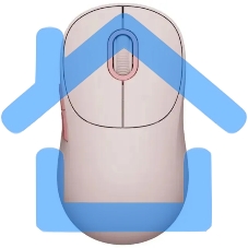 Мышь беспроводная Xiaomi BHR8911GL Wireless Mouse 3 розовый, 1200 dpi, USB/Bluetooth, кнопки - 4