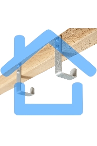 Вешалка SHEFFILTON Альберо SHT-WH4 белый/алюм.мет (985631)