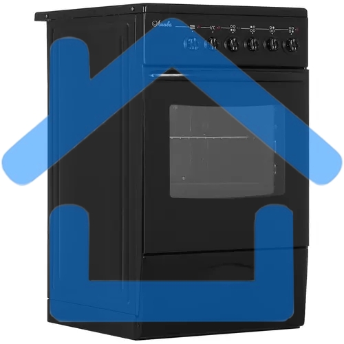 Плита электрическая Лысьва EF4011MK00 черный, конфорок 4 электрических, духовка 57 л, 50 см x 84 см x 60 см (без крышки)