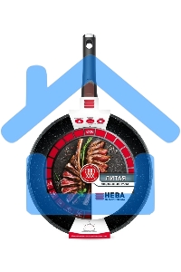 Сковорода НМП Литая L18028i, 28 см серый