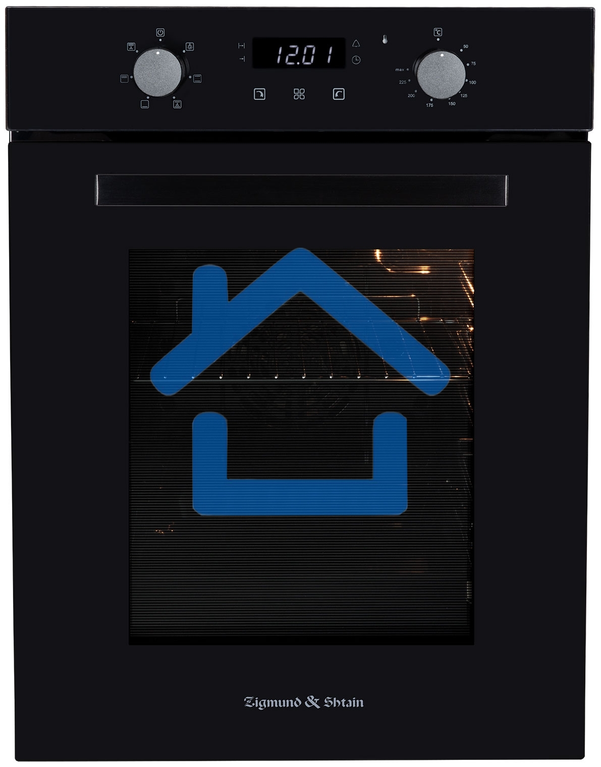 Духовой шкаф электрический Zigmund & Shtain E 173 B черный, 51 л