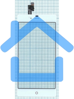 Сенсорное стекло (тачскрин) для ZTE Nubia Z9 Mini, белое