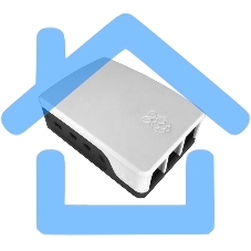 Корпус ACD RA599 Black+White ABS Case for Raspberry 4B