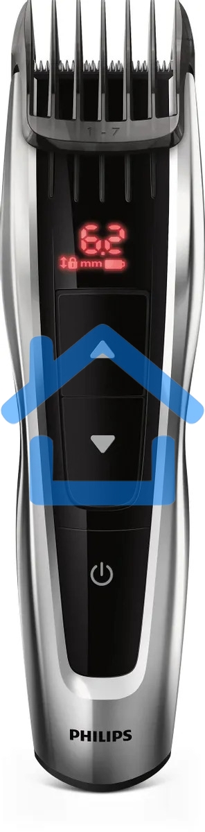 Машинка для стрижки Philips HC9420/15 серебристый/черный (насадок в компл:3шт)