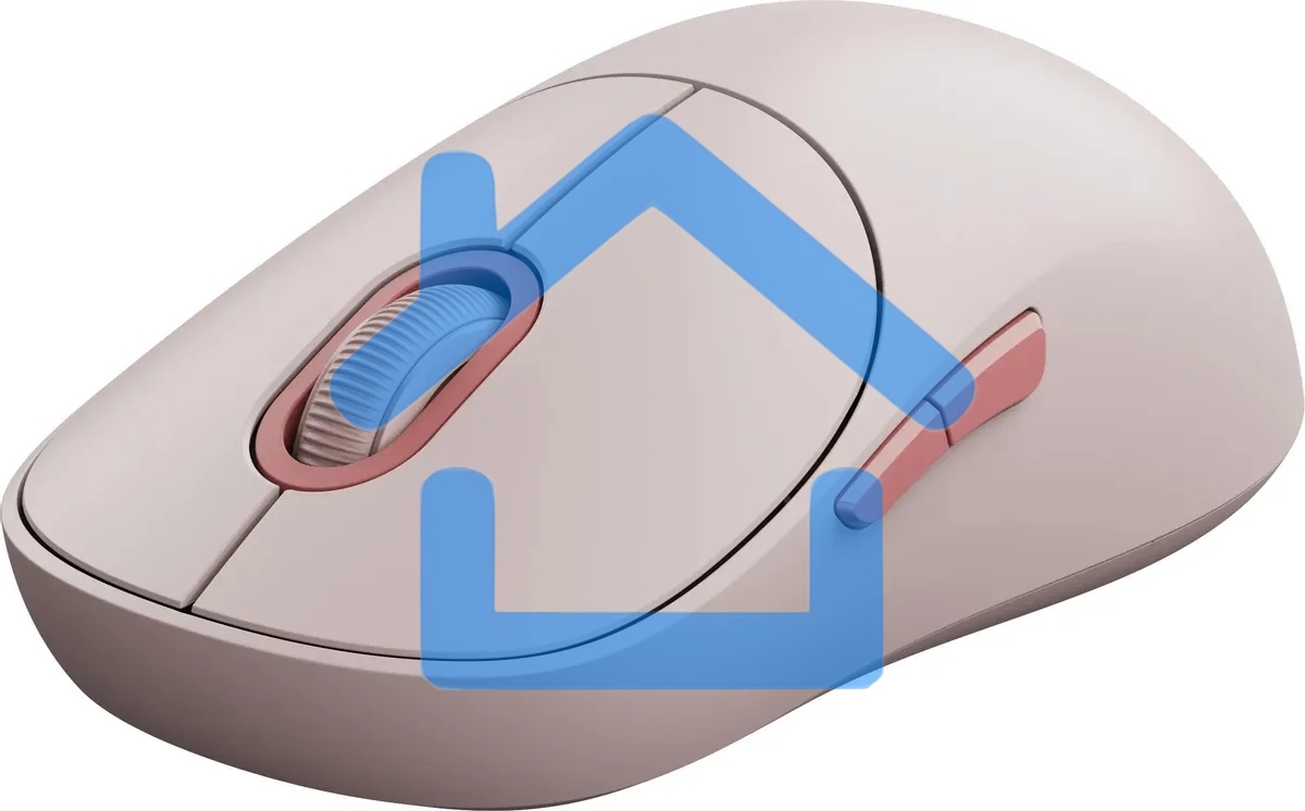 Мышь беспроводная Xiaomi BHR8911GL Wireless Mouse 3 розовый, 1200 dpi, USB/Bluetooth, кнопки - 4