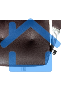 Кресло руководителя Бюрократ _DAO/BROWN коричневый, кожа, крестовина алюминий