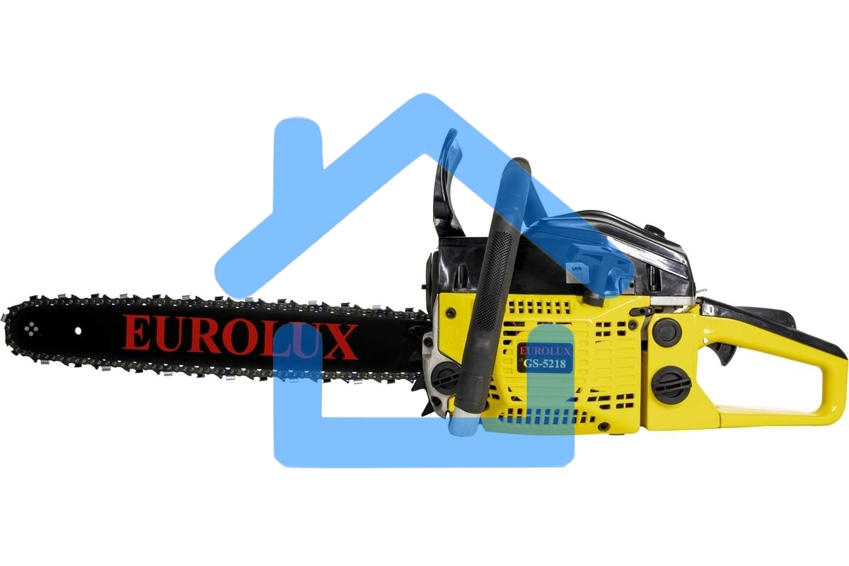Бензопила Eurolux GS-5218 желтый/черный