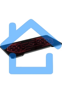 Столешница Cactus CS-DT-RGB-HEX 120x60x2.8см черный