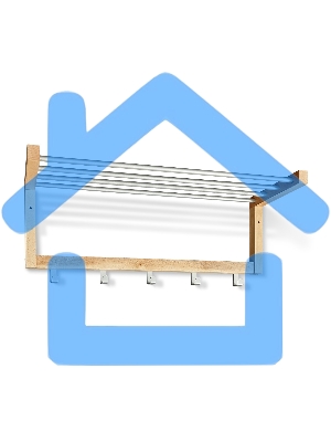 Вешалка SHEFFILTON Альберо SHT-WH4 белый/алюм.мет (985631)