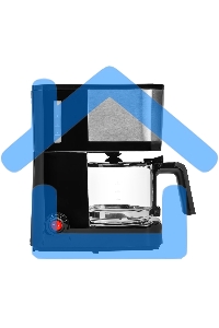 Кофеварка капельная Red Solution CM1534 черный/серебристый, исп. кофе - молотый, 0.6 л, 600 Вт