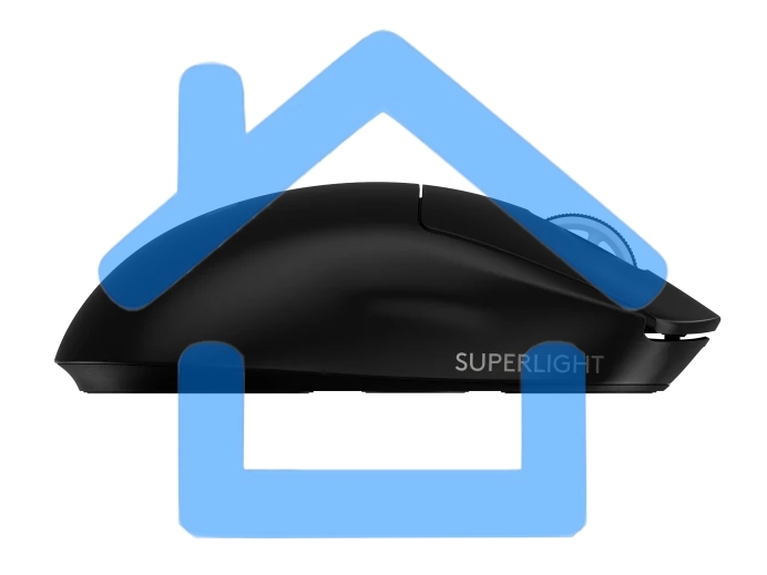 Мышь Logitech Gaming Wireless Mouse PRO X SUPERLIGHT 2, 100-32000 DPI, Black, 910-006630