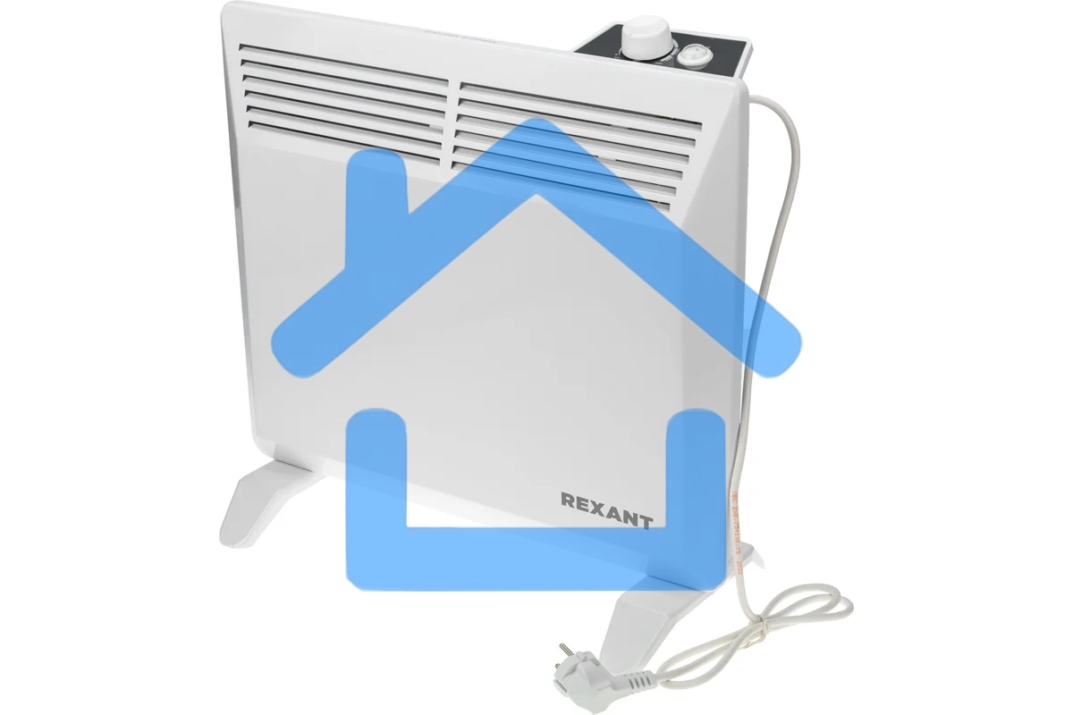 Конвектор Rexant 60-0083 белый, 1000 Вт, 15 м2, термостат