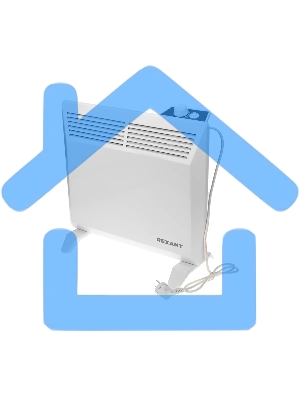 Конвектор Rexant 60-0083 белый, 1000 Вт, 15 м2, термостат