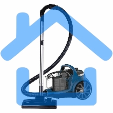 Пылесос JVC JH-VC318 синий/черный, 300/900 Вт, уборка сухая, пылесборник контейнер 2 л