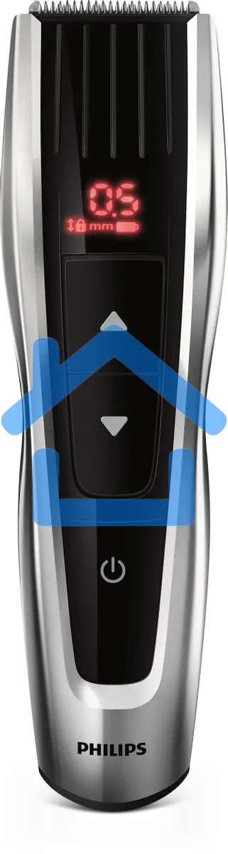 Машинка для стрижки Philips HC9420/15 серебристый/черный (насадок в компл:3шт)