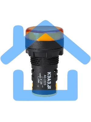 Лампа AD22DS(LED) матрица D22мм желтый 24В AC/DC-КЭАЗ