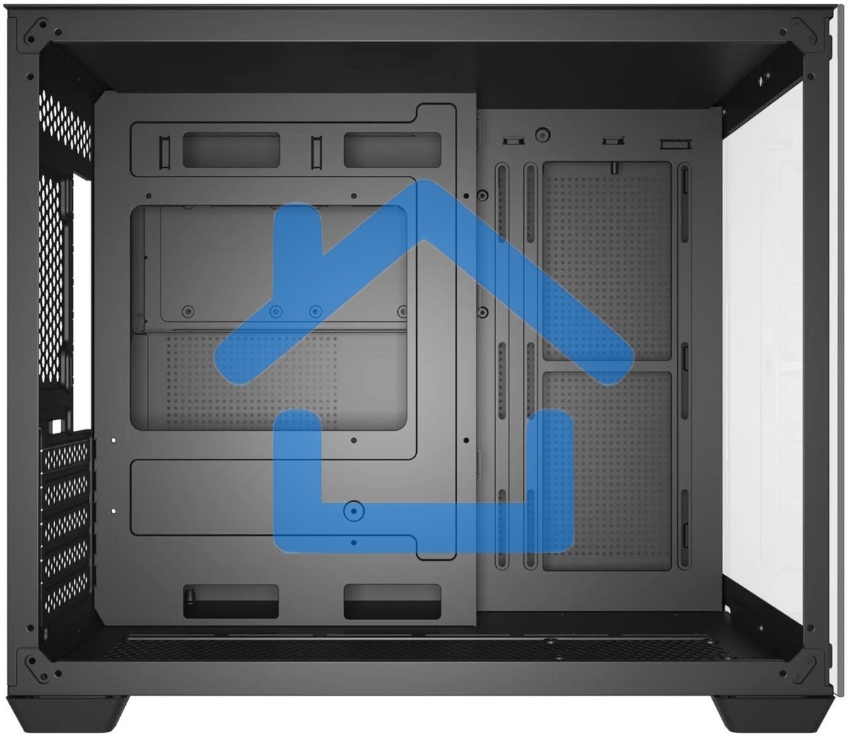 Компьютерный корпус Bloody BD-CC108 черный без БП mATX 9x120мм 2xUSB 3.0 audio bott PSU