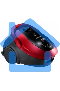 Пылесос Samsung VC20M253AWR красный, 460/2000 Вт, уборка сухая, пылесборник мешок, 2.5 л