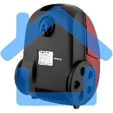 Пылесос BRAYER BR4223 черный/красный, 380/1800 Вт, уборка сухая, пылесборник мешок 2.5 л