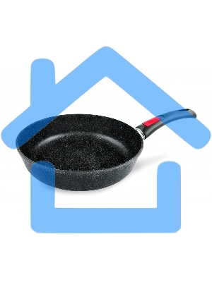 Сковорода НМП Литая L18028i, 28 см серый