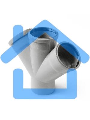 Крестовина одноплоскостная (Полипропилен) 50x50x50/45