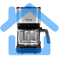 Кофеварка капельная Red Solution CM1534 черный/серебристый, исп. кофе - молотый, 0.6 л, 600 Вт