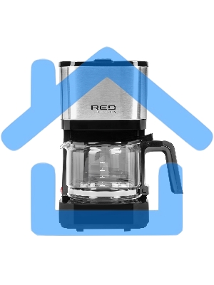 Кофеварка капельная Red Solution CM1534 черный/серебристый, исп. кофе - молотый, 0.6 л, 600 Вт