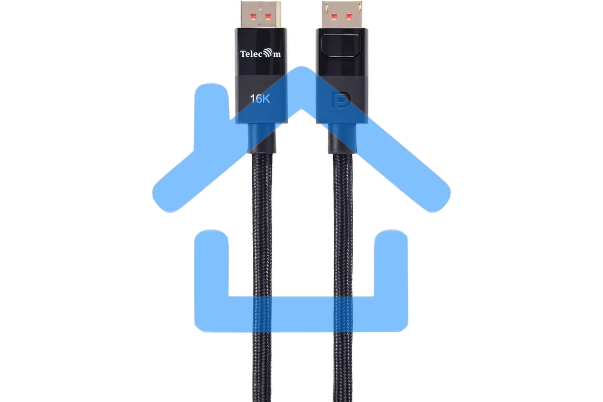 Кабель соединительный Telecom DP-DP 2.1V 80Gbs 16K@60Hz 1м, медь, TCG865-1M