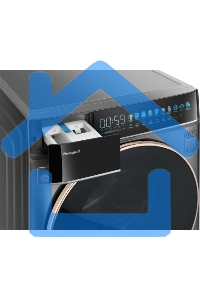 Стиральная машина Weissgauff WM 58411 Direct Drive Inverter Premium Steam Grey серая, загрузка фронтальная 11кг, 1400 об/мин., класс: A+++