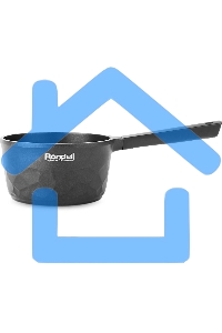 Ковш Rondell ArtDeco RDA-1253, 1.5л, без крышки, черный