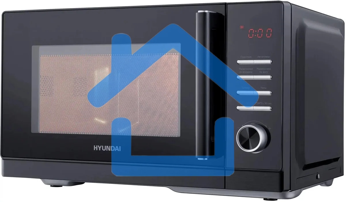 Микроволновая печь Hyundai HYM-D3013 25л. 800Вт черный