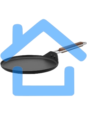 Сковорода блинная Rondell Fjord RDA-1797 круглая 25см покрытие: Xylan Plus ручка несъемная (без крышки) черный