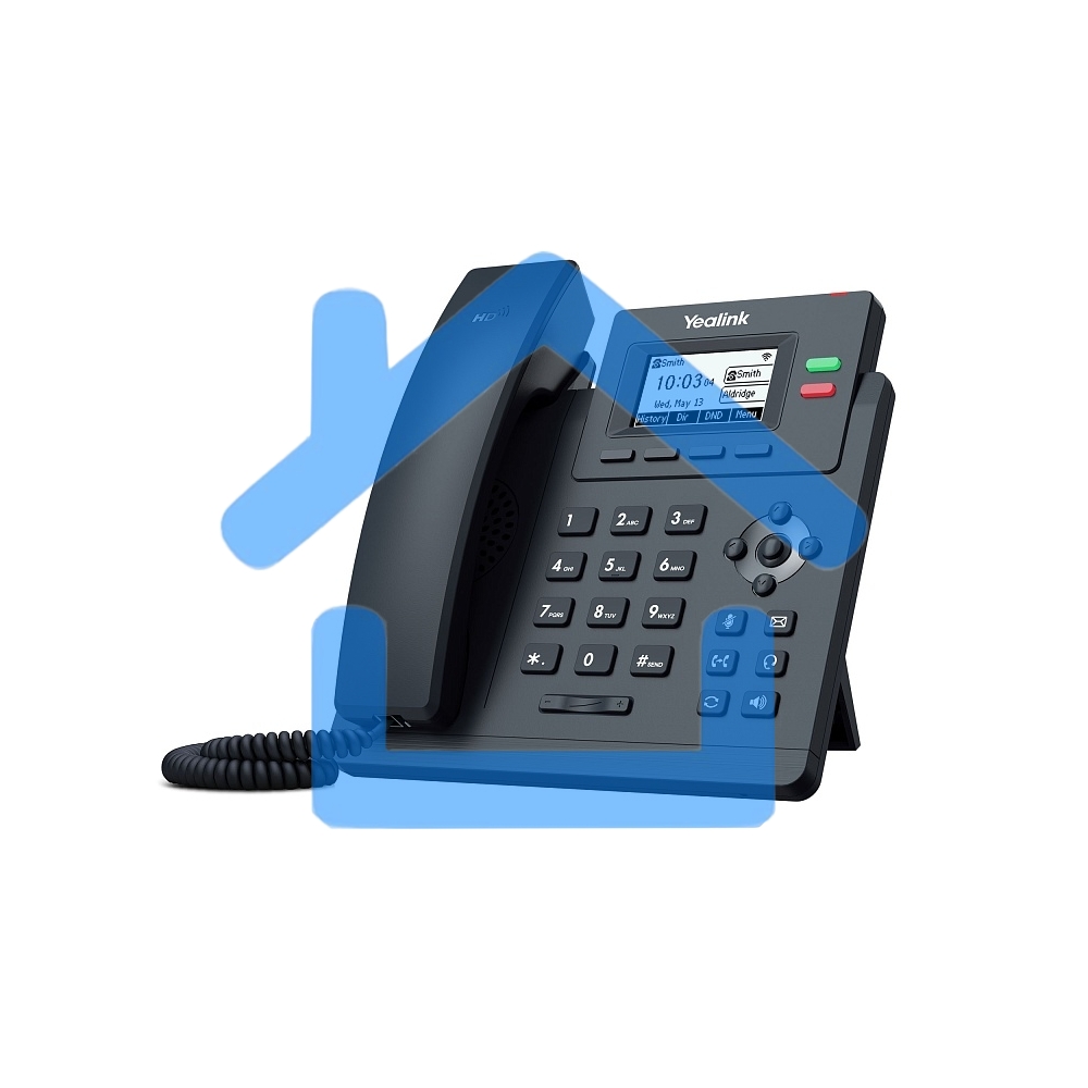 Настольный IP-телефон YEALINK SIP-T31W, 2 аккаунта, дисплей 2.3