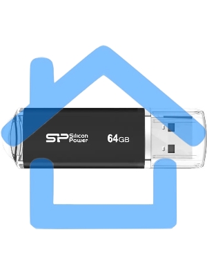 Флешка USB Silicon Power R/W Ultima II, 64 Gb USB 2.0, Зеленый