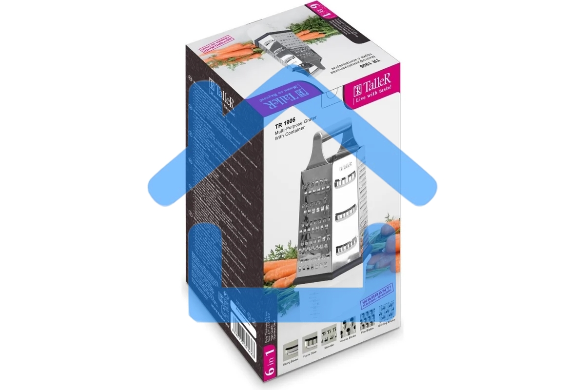 Терка TalleR TR-21906 Высота 22,5 см.Основание 12х 14 см.