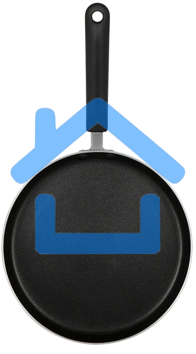 Сковорода блинная Rondell RDA-1407, 26см, без крышки, черный