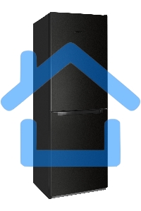 Холодильник Nordfrost NRB 131 B черный двухкамерный 170/100 л морозилка снизу, капельная система