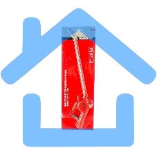 Пистолет продувочный Matrix с удлиненным изогнутым соплом пневматический 270мм