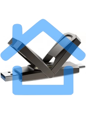 Флешка USB Netac US5 128 Gb USB 3.2+TypeC Solid State Flash, up to 550MB/500Mb/s