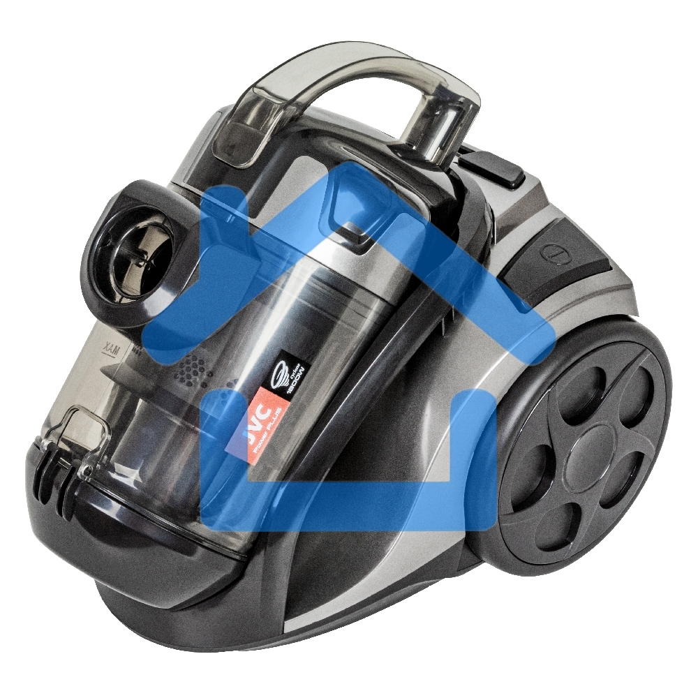 Пылесос JVC JH-VC311 серый/черный, 320/1800 Вт, уборка сухая, пылесборник контейнер, 2 л