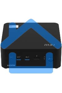 Компьютер MSI Cubi NUC 1M-096XRU, Intel Core 5 120U/8Gb/512Gb/IrisXE/WF6E/BT5.3/120W/AirCooling/DOS, черный (9S6-B0B111-096)