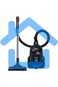 Пылесос BBK BV1802 имперский синий, 300/1600 Вт, уборка сухая, пылесборник контейнер, 2 л