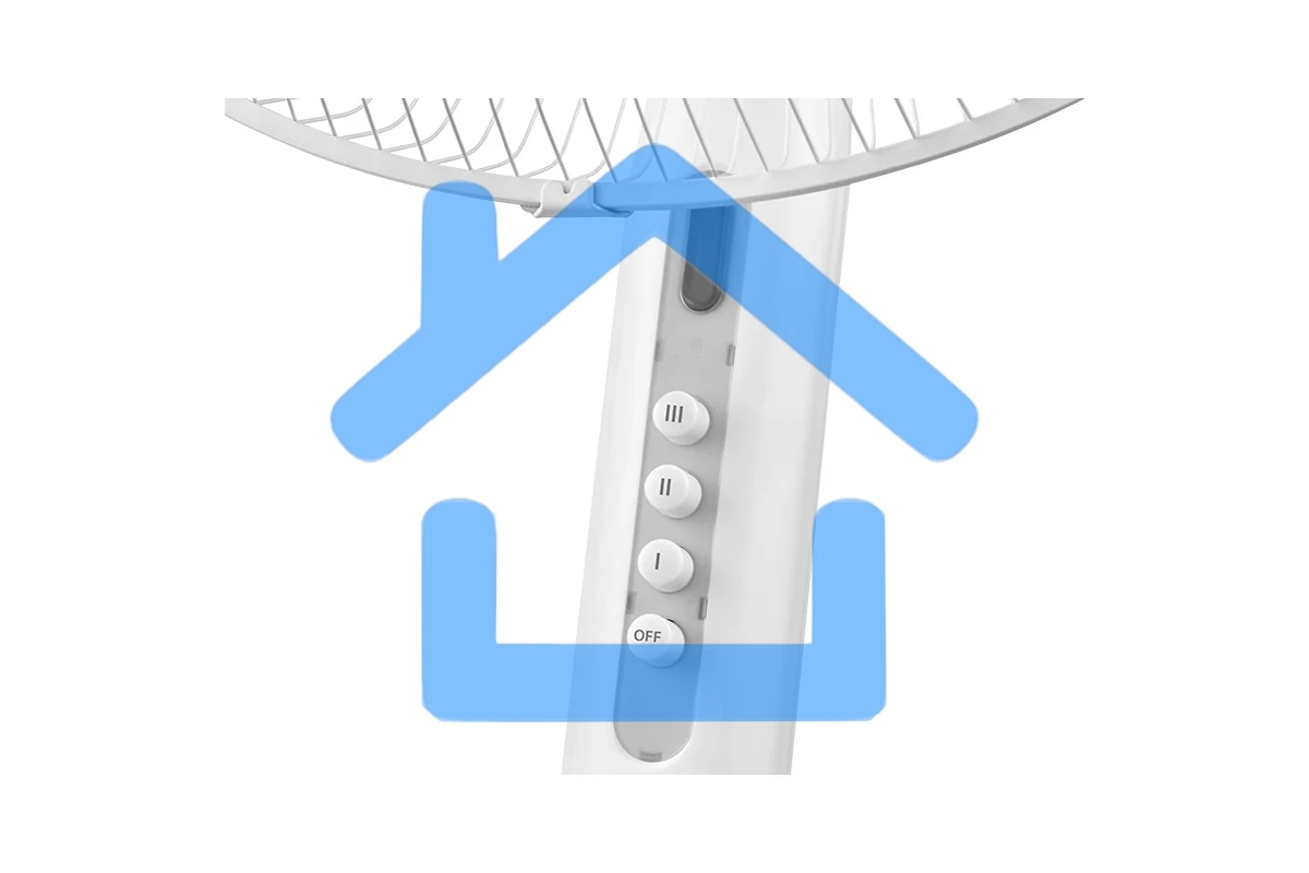 Вентилятор напольный Ballu BFF–801 42Вт бел. НС-1155725