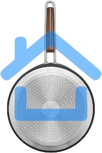 Сковорода блинная Rondell Fjord RDA-1797 круглая 25см покрытие: Xylan Plus ручка несъемная (без крышки) черный