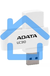 Флешка USB ADATA UC310 (UC310-64G-RWH), 64 Gb, USB 3.2 Gen 1, R/W 100/30, белый