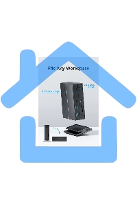 Мультифункциональная док-станция Vention USB Type C 14 в 1 с поддержкой Thunderbolt 4